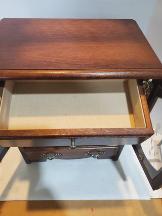 Jay imports  Co. Wooden Jewlery W/music Box 10"x8.5" 5.25"