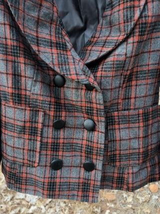 Style Book Plaid Blazer Size Small