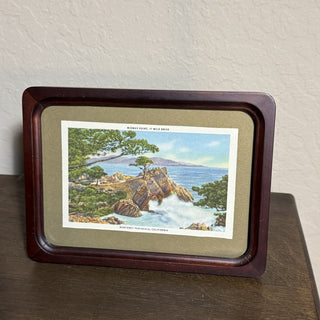 Framed Vintage Monterey 17 Mile Drive Postcard MTS|113495