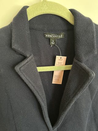 12F J Crew Mercantile Navy Blue Sweater Blazer S RSV