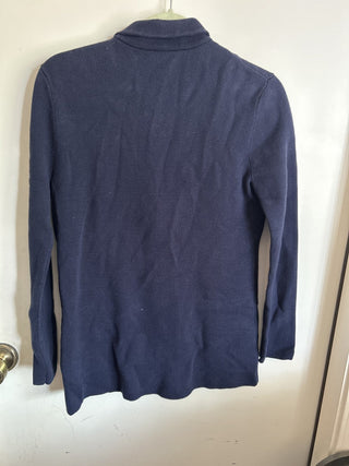 12F J Crew Mercantile Navy Blue Sweater Blazer S RSV