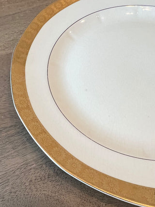 Gold edge plate