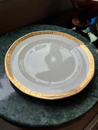 Gold edge plate