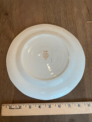 Gold edge plate