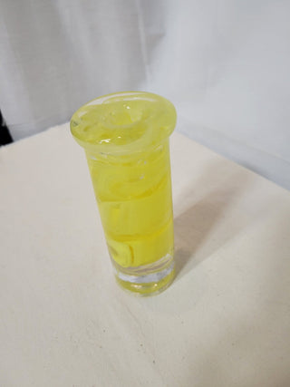 Kosta Boda 1970's Yellow Art Glass Candle Holder RCD