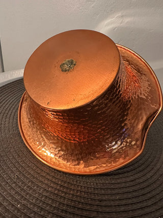 Copper Basket Hammered MTS|86586