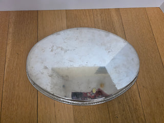 RF 14" Vintage Oval Silver Plate Tray
