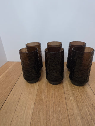 RF 6x MCM Handblown Lenox Crystal Tumblers