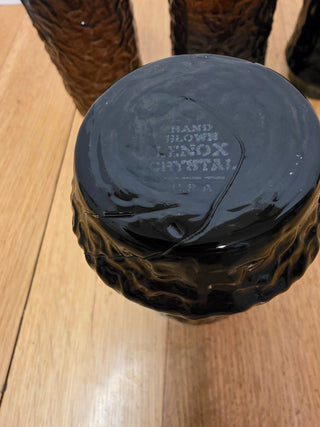 RF 6x MCM Handblown Lenox Crystal Tumblers