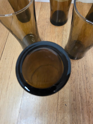 RF 6x Anchor Hocking Linden Brown Tumblers