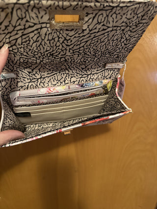 Floral print purse w/chain combo strap  #SM|97216