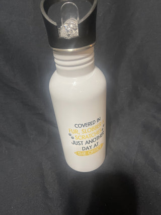 Water bottle -- covered in fur rsv