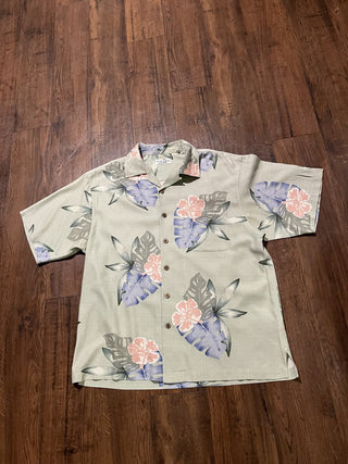 Men's South Bay Outfitters Hawaiian Print Shirt, Size Medium RCD