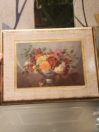 Florentine Style Wood Floral Picture each RSV|71262