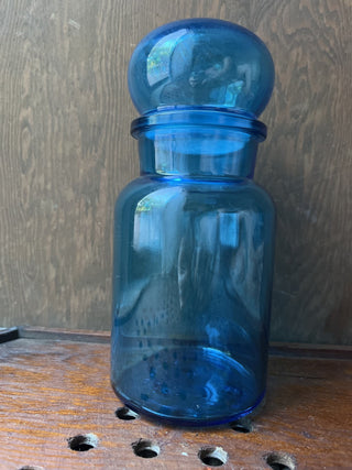 DECOR: Belgian apothecary jar blue MTS