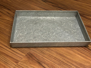 Galvanized Metal Decorative Serving Tray    MTS