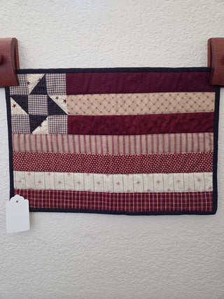 Hand-Made Mini Flag Quilt, 11"x15-1/2", RCD|100147
