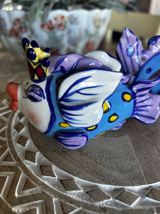 Diane Blue Sky Fish Salt&Pepper Shakers-RSV|118066