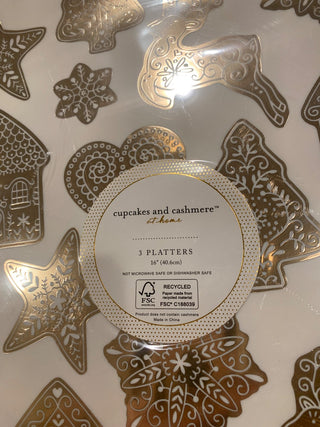 16” Christmas platters set/3|125612