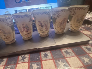 Set of 5 Vintage teacups and 6 saucers #62 VV MTS|106389