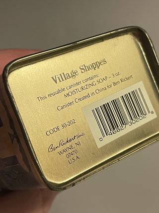 Vtg Ben Rickert Village Shoppes Soap Tin--SP RCD