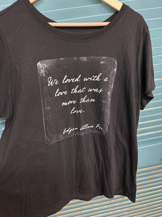 12F Torrid Size 3 Slim Fit Edgar Allan Poe Quote RSV|79768