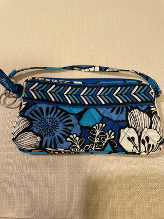 Vera Bradley blue Bayou wristlet bag RSV