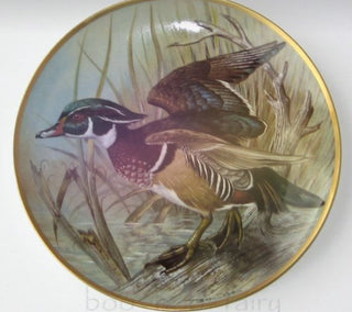 Franklin Porcelain Water Birds of the World Wood Duck 1981 #47 VV MTS