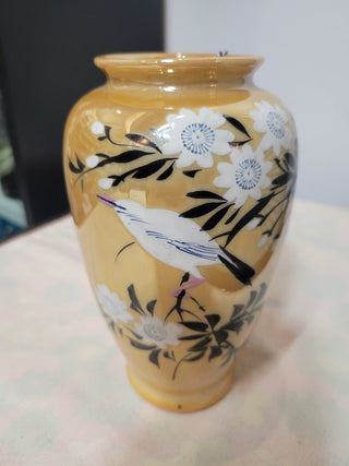 Vintage Nippon Lusterware Gold Vase|54007