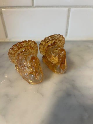 Turkey Mini Taper Candle Holders, Set of 2    MTS|123645