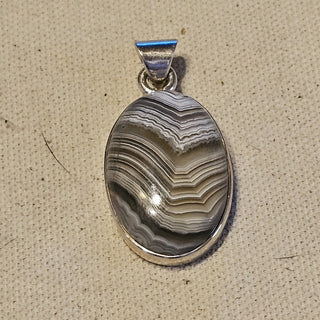 .925 crazy lace Agate pendant|90123