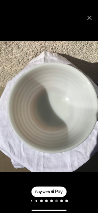 Vtg.Rare Pyrex Sandalwood Stripe Bowl
