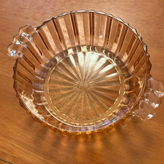 1937 Pink Depression Glass Bowl