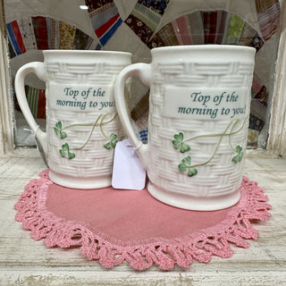 Belleek Irish Porcelain Mug "Top of the Morning" RCD|51959