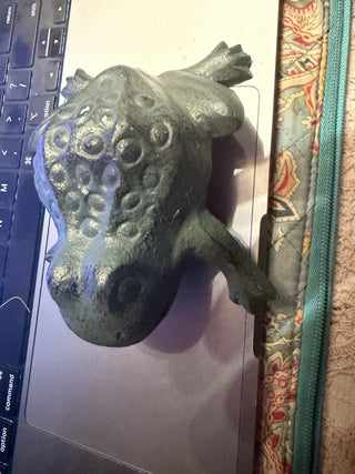 Vintage Cast Iron frog Key Holder #62 VV MTS