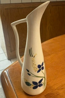 1975 Hand-painted Studio Pottery Bud Vase