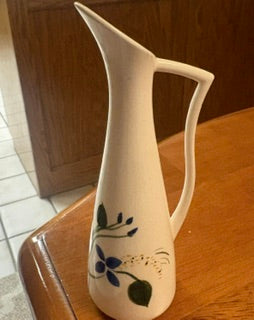 1975 Hand-painted Studio Pottery Bud Vase