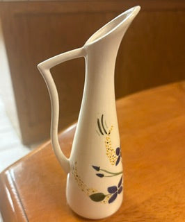 1975 Hand-painted Studio Pottery Bud Vase