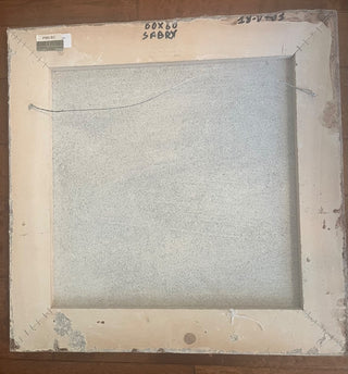 BEAUTIFUL" FIGS IN BOWL" STILL LIFE CANVAS 24" X 24" WIRE HANGER.  STURDY & SOLID WOOD FRAME ON BACK. HEAVYWEIGHT CANVAS HAS LOVELY TEXTURE LIKE AN ORIGINAL ART PIECE. FROM HIGH END BAY AREA INTERIOR DESIGN SHOP - DESIGN & INTERIORS LOS ALTOS (KJS) RCD|163925