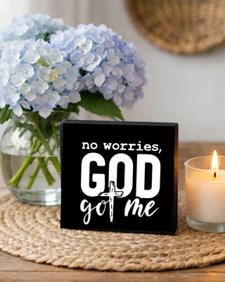 WD QUOTE - GOD GOT ME,BLK