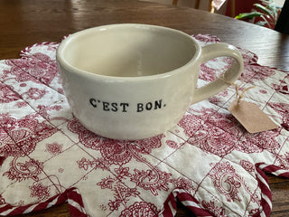 RARE! C’EST BON. FRENCH CAPPUCINO MUG MTS