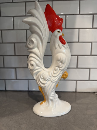 AJ - Vintage Ceramic Rooster Tall MTS|96992