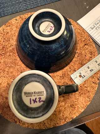 Bowl & Mug SET, World Market MTS