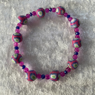 stretchy pink & blue bracelet RSV