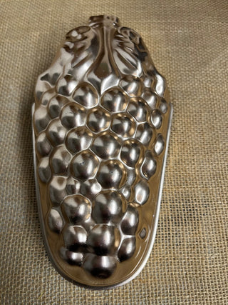 Copper Platted Grape Jello Mold