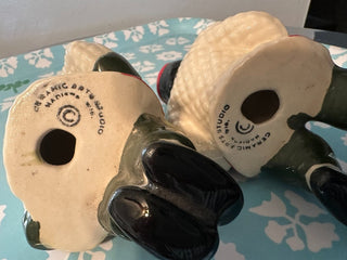 Oriental Asian Sisters PAIR Sitting 1942-1956 circa MTS|118567