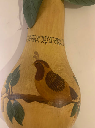 12x6 wood pear hanging MTS|131528