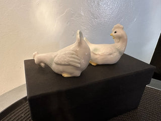 Chicken SET 2 Hens white Nippon A198 MTS|64773