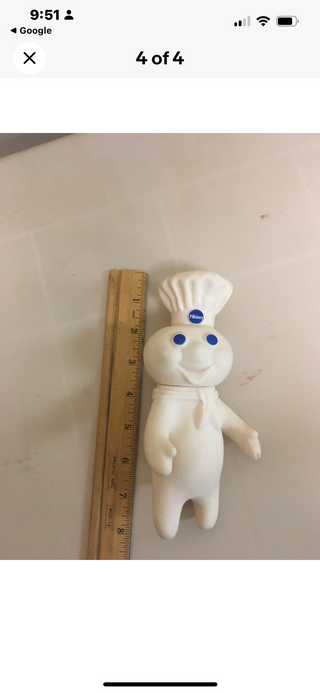 Pillsbury Doughboy Poppin Fresh Vinyl Doll,1971-RSV|120521