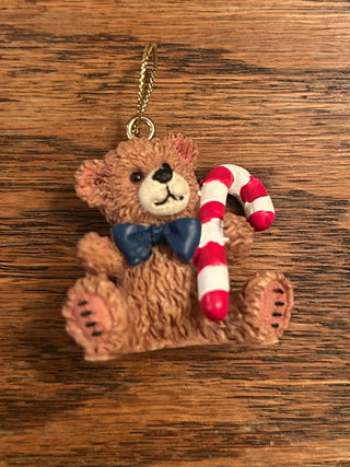Teddy Bear with Candy Cane Ornament    MTS|138539